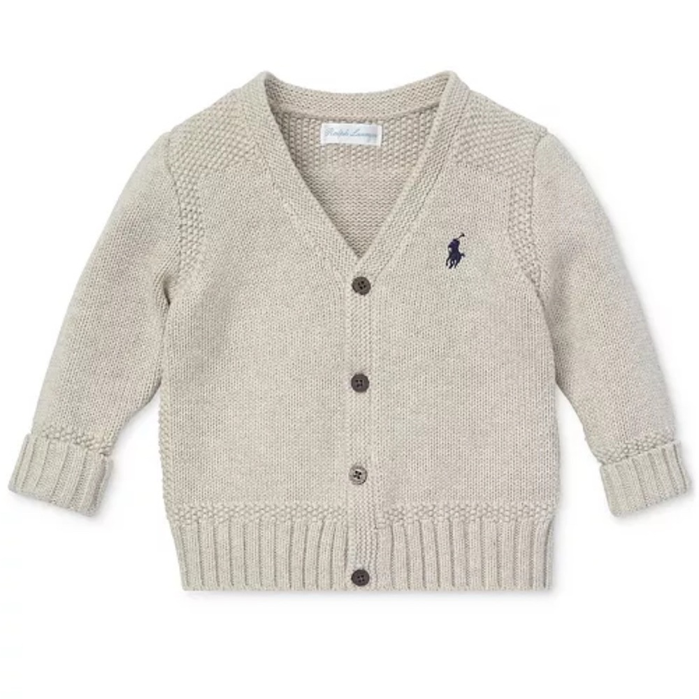 Polo by Ralph Lauren Kids Grey Cardigan